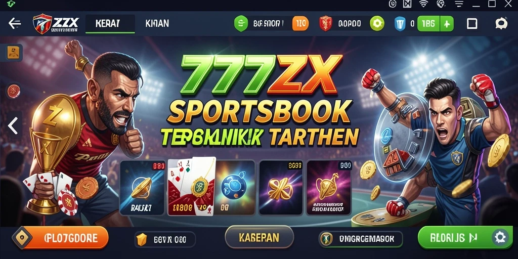Tampilan gameplay menarik dari aplikasi Sportsbook 777ZX.