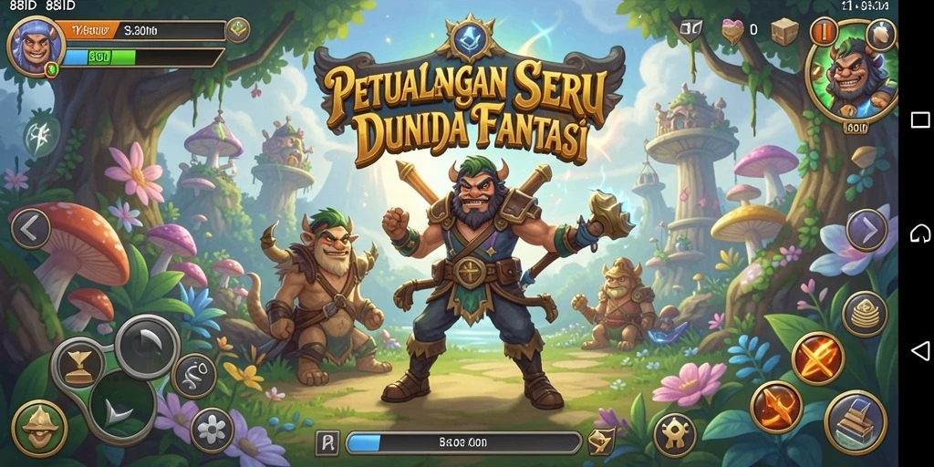 Tampilan gameplay menarik dalam petualangan 88ID.