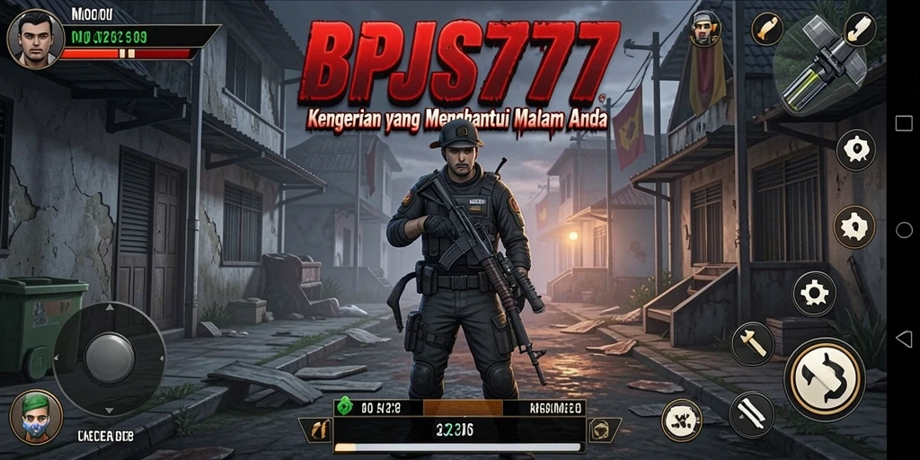 Screenshot gameplay BPJS777 menunjukkan suasana yang menyeramkan dan grafis yang menakutkan.