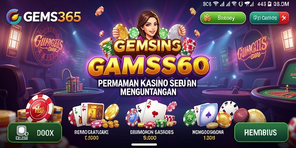 Tampilan gameplay GEMS365 yang seru dan mengasyikkan.