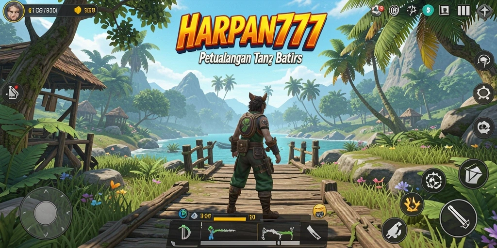 Tampilan gameplay yang menakjubkan di dunia terbuka HARAPAN777.