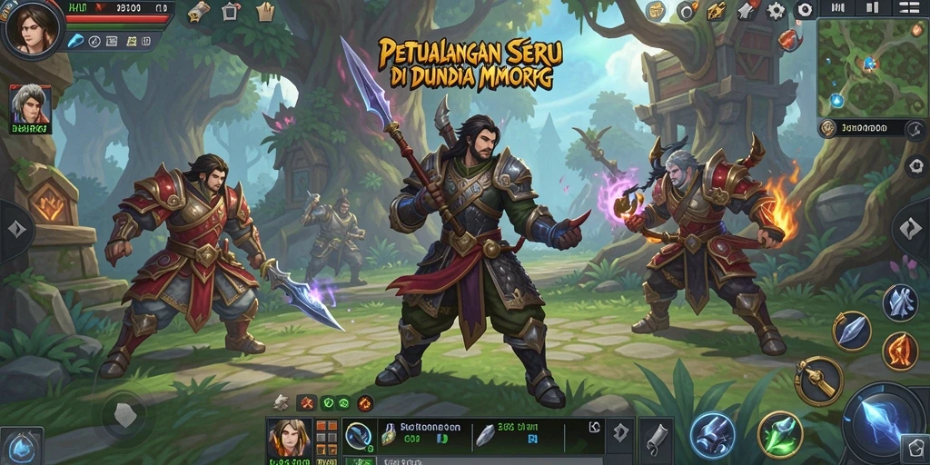 Tampilan gameplay menarik dari game MMORPG HARAPJP yang penuh aksi.