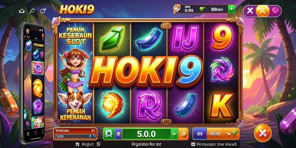 Tampilan menarik dari gameplay HOKI9 dengan tema slot yang beragam.