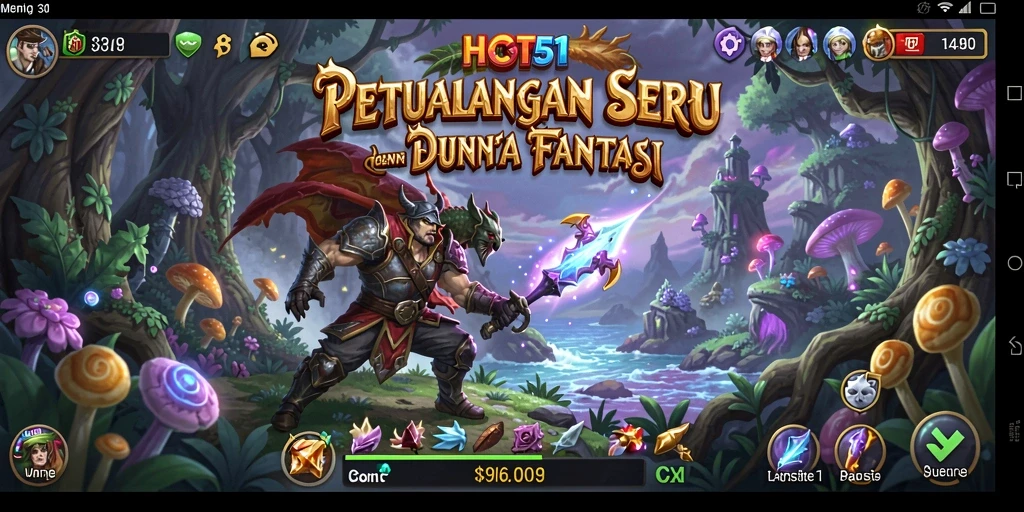 Tangkapan layar HOT51 menampilkan aksi mendebarkan dalam petualangan.