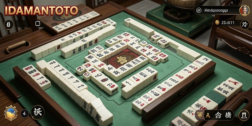 Tampilan menarik dari gameplay <strong>IDAMANTOTO</strong> yang penuh tantangan Mahjong.