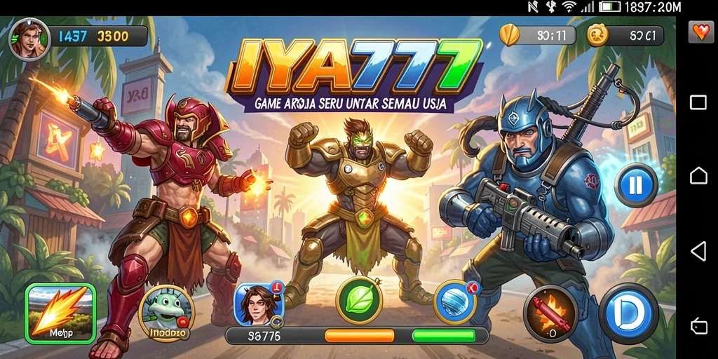 Tampilan gameplay IYA777 yang menarik dan penuh aksi.