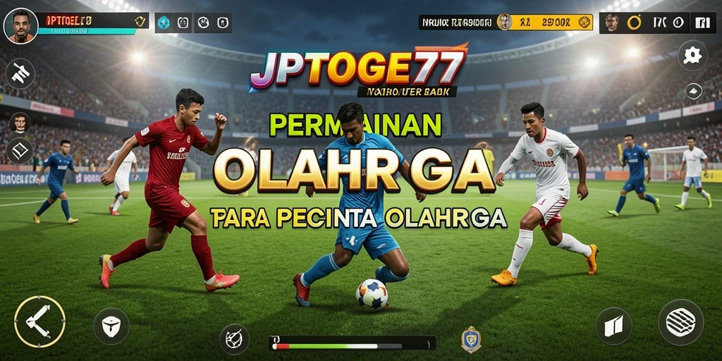 Tampilan gameplay menarik dari JPTOGEL77 yang menggambarkan kompetisi olahraga.