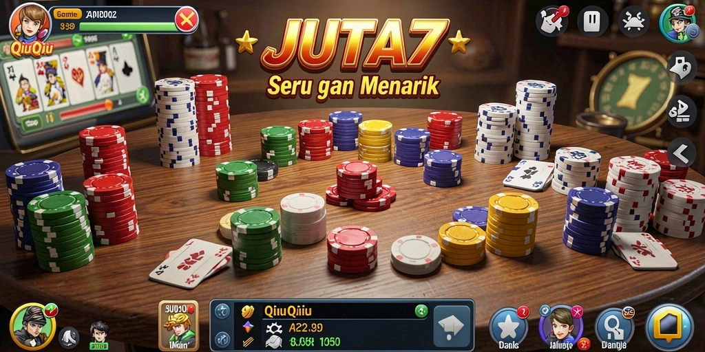 Gameplay QiuQiu yang menarik dalam JUTA7 dengan momen mendebarkan.