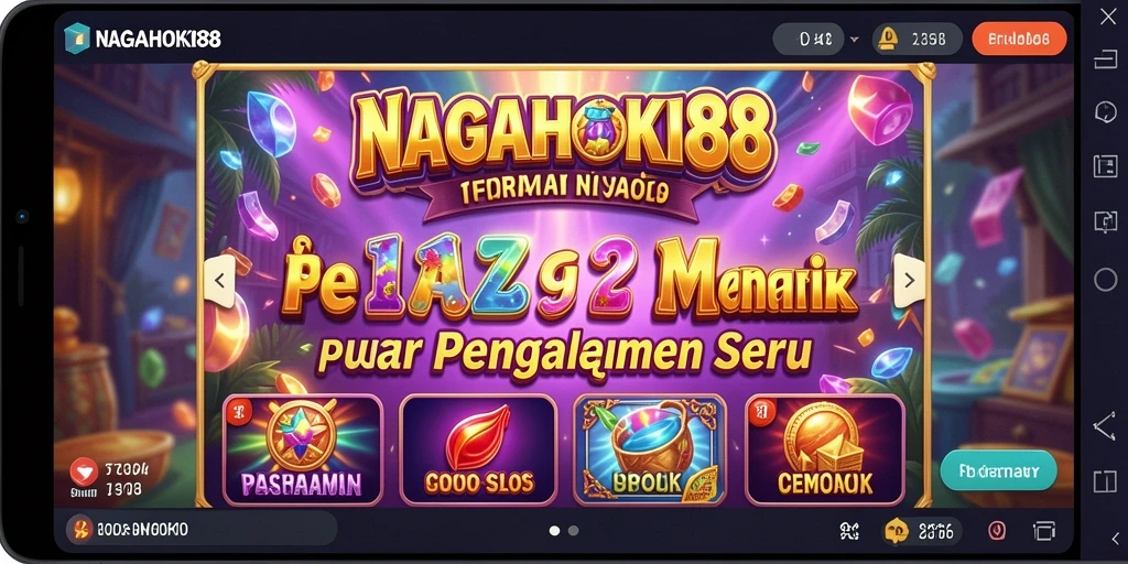Tampilan menarik dari gameplay NAGAHOKI88 dengan berbagai pilihan Slot.