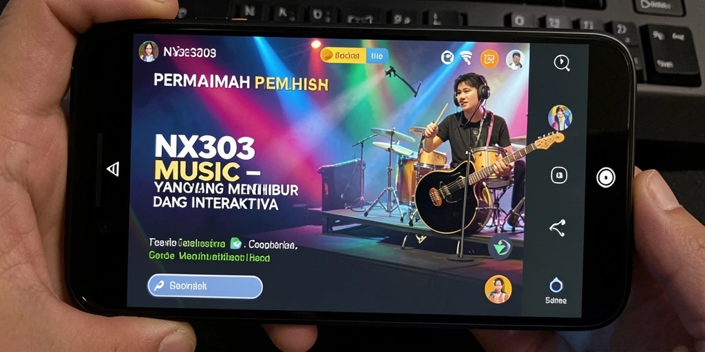 Tampilan gameplay NX303 yang interaktif dan penuh warna.
