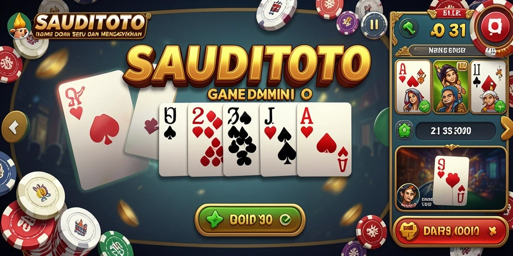 Tampilan gameplay SAUDITOTO yang seru dan interaktif.