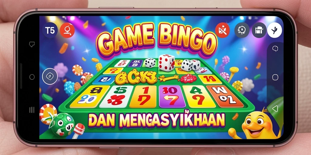 Screenshot T6 menampilkan gameplay Bingo yang seru dan interaktif.