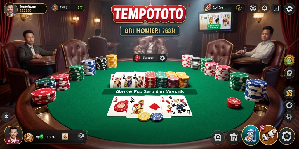Gameplay seru TEMPOTOTO dengan tampilan antarmuka yang menarik dan interaktif.