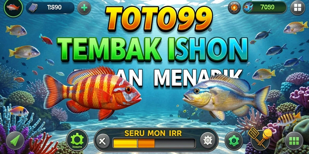 Tampilan gameplay seru TOTO99 dengan aksi tembak ikan.