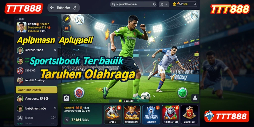 Tampilan gameplay Sportsbook yang menarik dan penuh aksi di TTT888.